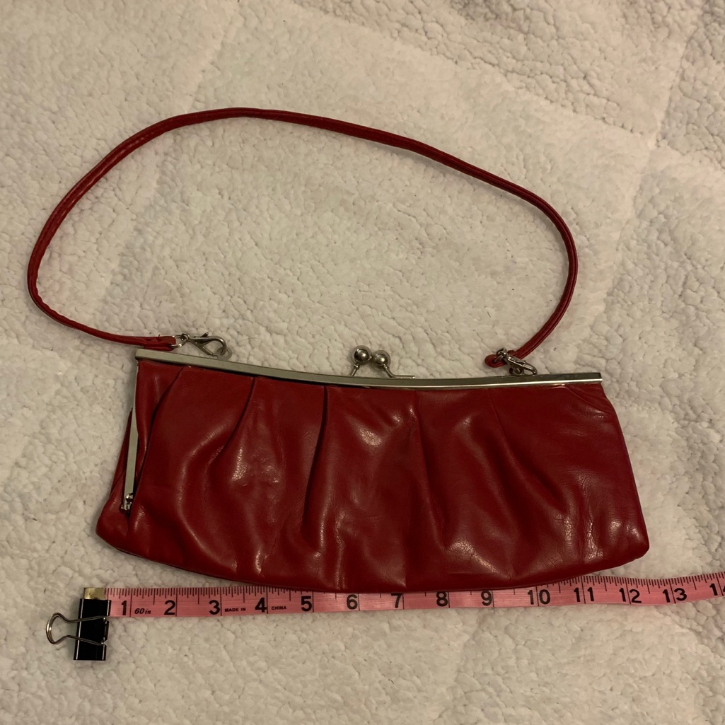 Vintage Red Clutch